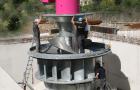Einbau einer DIVE-Turbine am Kraftwerk Claredent, Frankreich mit einem fischverträglichen Laufrad mit drei Schaufeln