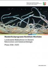 Cover der Broschüre "Wanderfischprogramm Nordrhein-Westfalen"